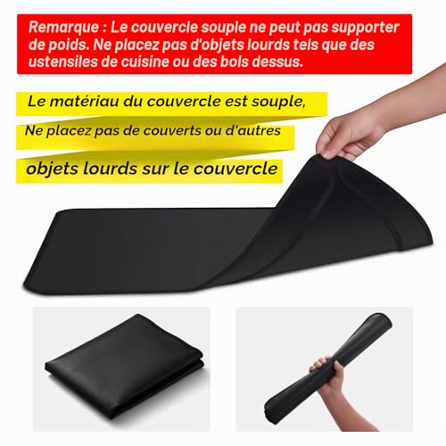 Couverture de brûleur pour éviter les rayures tapis de cuisson souple