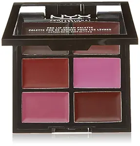 NYX PROFESSIONAL MAKEUP Pro Lip Cream Palette, The Plums, 0.317 Ounce