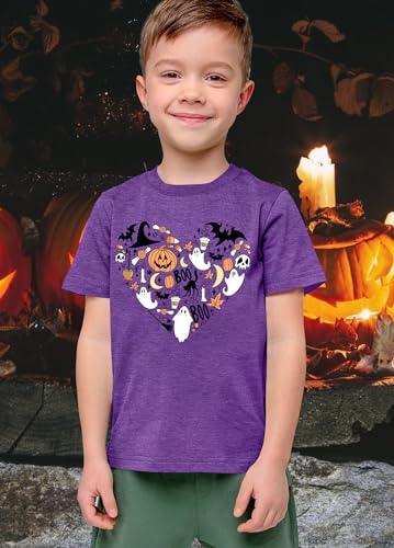 Halloween Shirts Toddler Boys Girls Pumpkin Tshirts Kids Halloween Graphic Short Sleeve Tops2