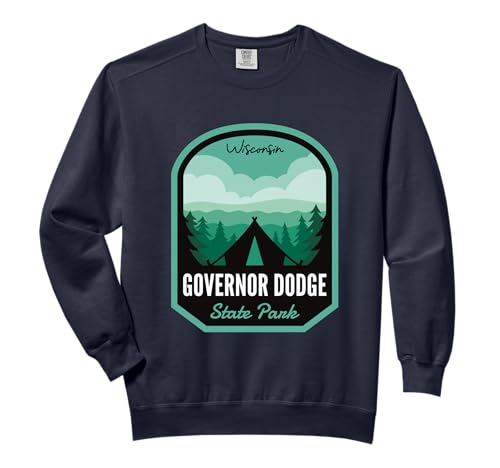 Governor Dodge State Park WI Camping Comfort Colors Adult Sweatshirt