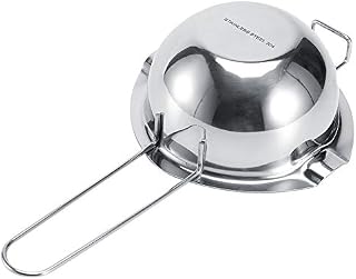 Chocolate Melting Pan, Large Size Stable Practical Milk Melting Pot Sturdy Stainless Steel Butter Melting Pot Portable for Restaurant
