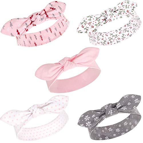 Image of Hudson Baby Infant Girl Cotton Headbands