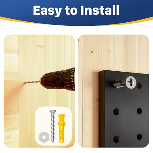 Panneau perforé robuste pour résoudre le manque de place et ranger vos outils
