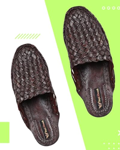 Image of Kolhapuri Chappal for Men|Kolhapuri Slippers for Men|Kolhapuri Shoes for Men|Leather Slippers for Men|Wedding Slippers for Men-A1