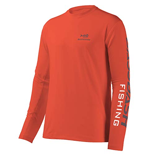 Image of BASSDASH Fishing T Shirts for Men UV Sun Protection UPF 50+ Long Sleeve Tee T-Shirt