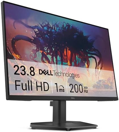 Dell 24 Écran PC Gaming - SE2425HG, Full HD (1920x1080), 200Hz, F...