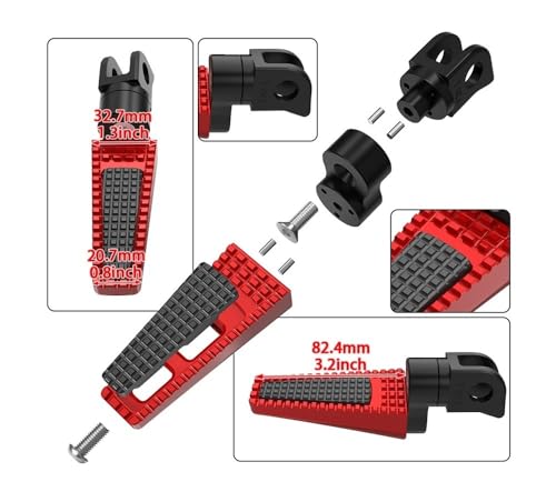 Pédales Moto Repose-Pieds Finition Premium Tuono V4 RR