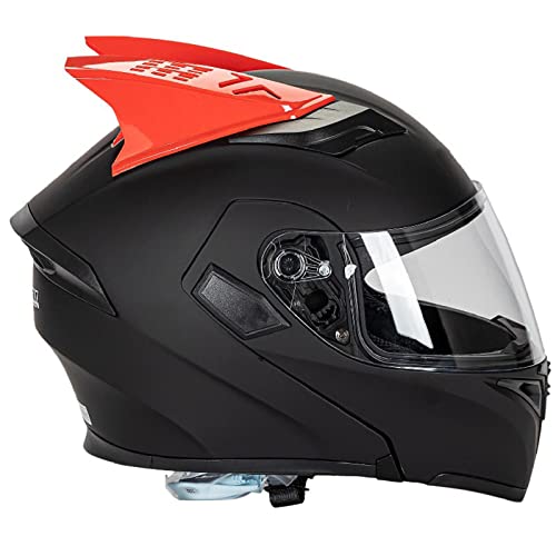 Cuernos para casco Qianly de 2 piezas accesorios decorativos deportivos con cinta 4