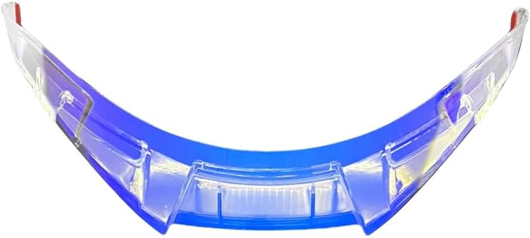 K6 Helmet Rear Spoiler for AGV K6, Aerodynamic Tail Wing Replacement, Motorcycle Helmet Accessories Revo Clear Blue