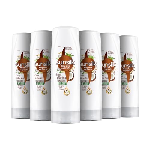 Sunsilk Balsamo Cocco e Aloe Vera 200ml (Confezione da 6)