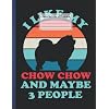 Composition NoteBook Chow Chow Funny 1 Size 8.5×11 – 110 page Poodle Great For Note Taking, Writing Gift For Kid Teens…