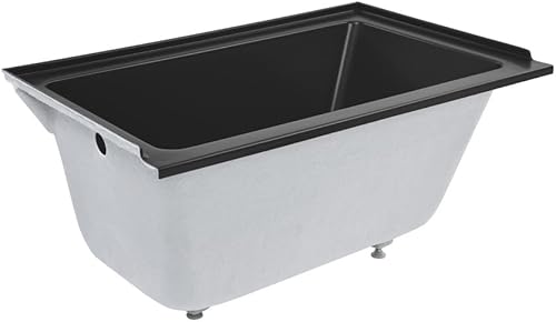 Miniatura 18 de Swiss Madison Well Made Forever SM-DB561 Voltaire - Bañera acrílica de drenaje para zurdos de 48 x 32 pulgadas, 48 x 32 pulgadas, color blanco