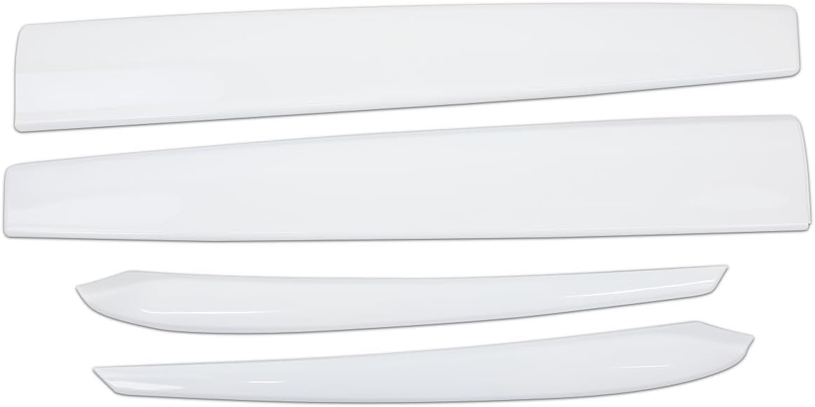 Matte White Dashboard Cover and Front Door Cover Compatible with Tesla Model 3（2021-2023） and Model y（2019-2024 (Matte White)