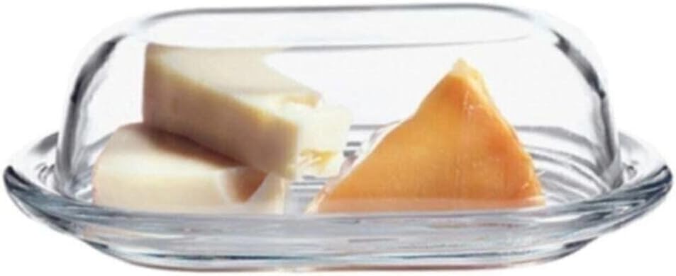 Pasabahce Basic Butter Dish with Cover