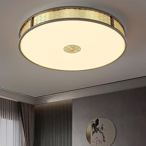 Plafonnier en laiton chaud pour éclairage cosy de chambre à coucher