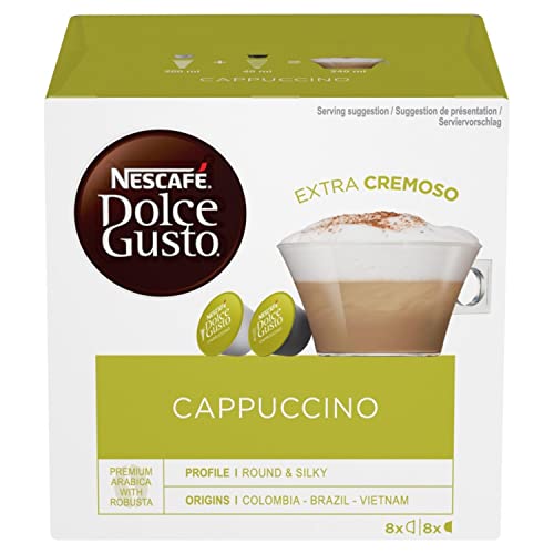 Capsules Nescafe Dolce Gusto Cappuccino & Crème, 8 unités