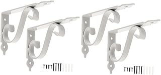 OSALADI Shelves Wall Mounted Shelf Brackets 4 Sets Pallet Bracket Stands for Decoration Black Stand Wall Shelf Decor Angle Bracket Shelf Shelves