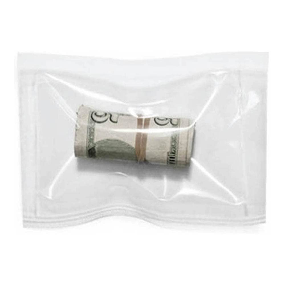 Arrowhead ForensicsA-1174C Heavy Duty Barrier Heat Seal Bag, 5 mil, 4" Wide, 6" Length, Nylon (Pack of 1000)
