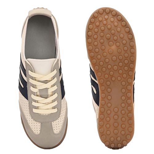 Image of Cruiser Men's Sneakers | Cushioned Insole Comfortable Shoes | Trendy & Stylish Modern Sneakers | Durable TPR Sole Casual Walking Footwear (2664)