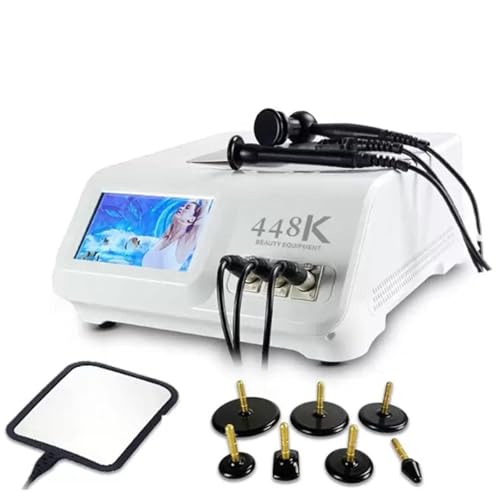 BCBKD Máquina De Belleza Reafirmante Antienvejecimiento RF 448K INDIBA CET, Dispositivo De Fisioterapia De Diatermia De Onda Corta para El Cuidado Corporal para Quemar Grasa