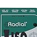 Radial Engineering J-ISO Jensen Transformer Equipped Stereo Isolator +4dB to -10dB Converter