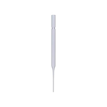 Kimble 883350-0009 Borosilicate Glass Pasteur Pipettes, Disposable, 7 OD, 2 mL Capacity Pack of 250