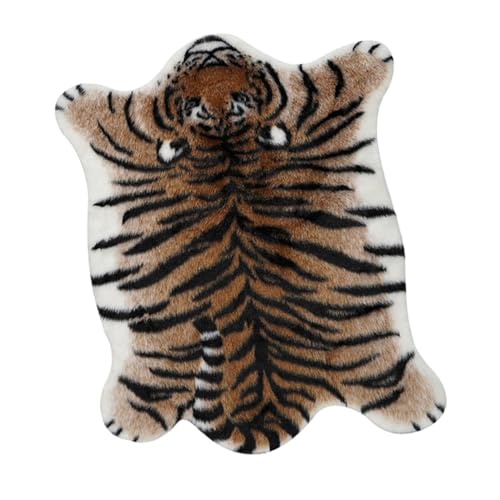 Tapis tigre doux Cabilock tapis de salon moderne et antidérapant pour chambre et balcon chic