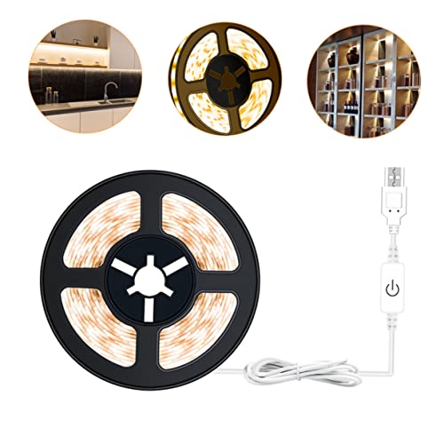Uonlytech 4 Pcs Faixa De Luz De Ajuste De Toque Tv Iluminação Ambiente Luzes De Fundo Da Tv Que Muda