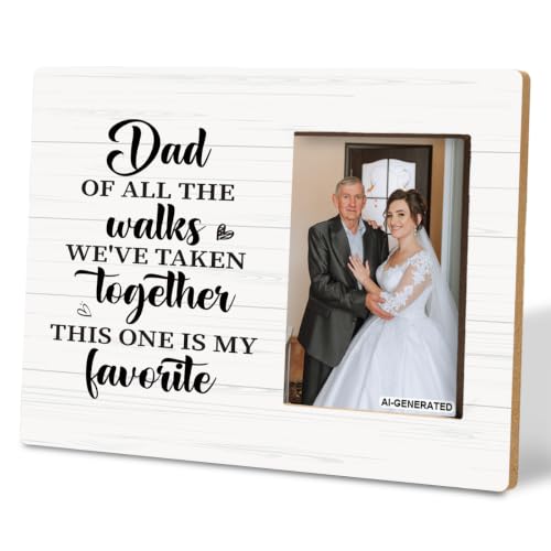 Wedding Day Gift Photo Frame for Dad