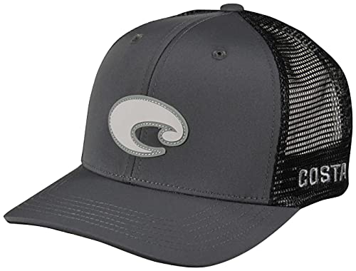 Costa Del Mar Męska czapka typu trucker Core Performance, Szary, Rozmiar uniwersalny