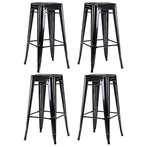 Tabouret Bar DUHOME 76cm Noir Cover