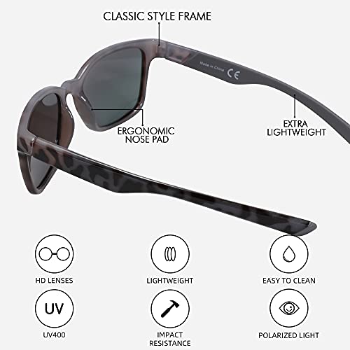 Image of ZENOTTIC Polarized Sunglasses for Men UV400 Protection Square Sun Glasses