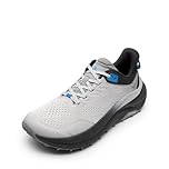 NORTIV 8 Men's Wide Toe Box Trail Running Shoes Cushion Walking Barefoot Tennis Workout Gym Cross Training Shoe Fashion Sneakers Whitney,Size 10,Black/Light Grey,SNRS25001M