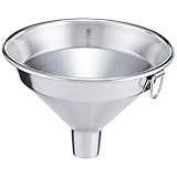 遠藤商事(Endo Shoji) TKG ロート ステンレス製で錆びにくく衛生的 一斗缶に注ぐ時に重宝する 一斗缶に注ぐ時に重宝する 上径(mm)155×下径(mm)26×高さ(mm)108 漏斗 業務用 BLC56
