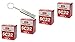 DT Systems Blank 4-Pack Powerloads Heavy Red 88118 with FREE Whistle