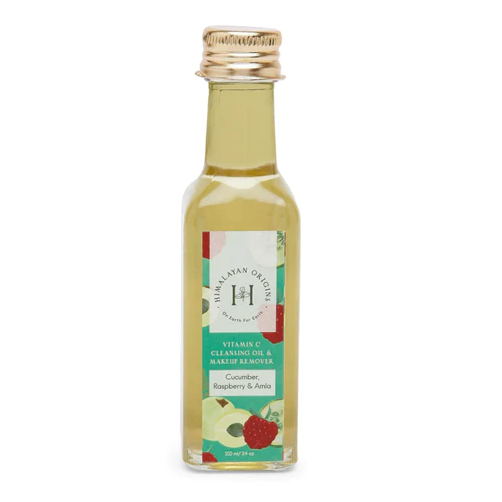 HIMALAYAN ORIGINS Natural Deep Cleansing Oil And Gentle Makeup Remover Enriched With Vitamin C For Normal To Dry Skin - 100ml