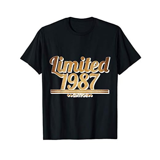 Diseño de cumpleaños de edición limitada de 1987 Camiseta