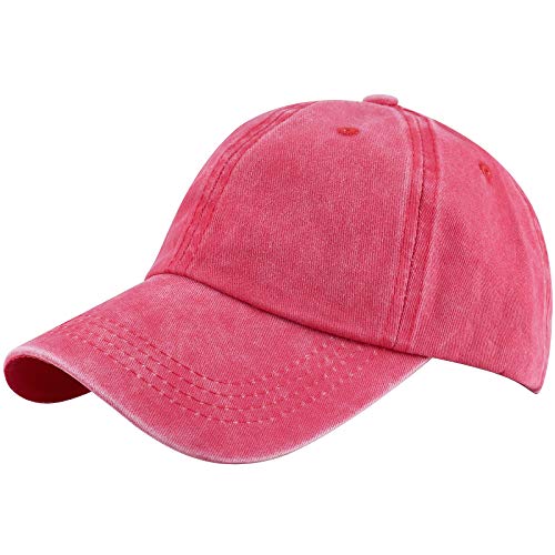 Image of Glamorstar Classic Unisex Baseball Cap Adjustable Washed Dyed Cotton Ball Hat