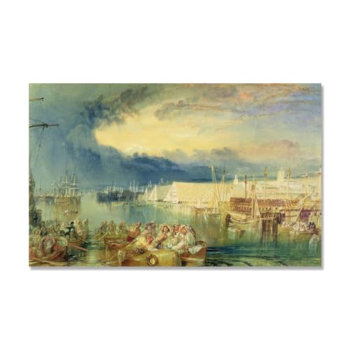 Toile Turner 30x48cm : peinture du romantisme anglais pour déco