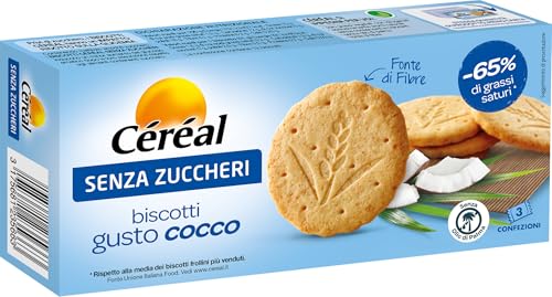 Céréal Biscotti, Senza Zucchero, gusto cocco,...