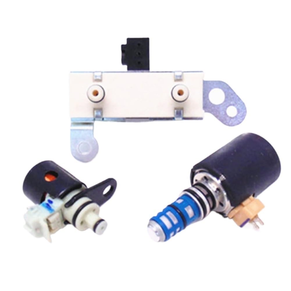 3Pcs 4R75W,4R70W Transmission Solenoid Kit Valve Compatible with Ford F150 Solenoid Set Shift / EPC / TCC 2005-08