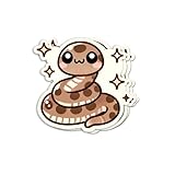 (3pcs) Snakes Sticker - Ball Python Stickers - Cute Animal Stickers - Gift for Snake Lover - Unique and Eye-Catching - Durable & Waterproof - Perfect for Laptops Water Bottles Car - Ideal for Gifting