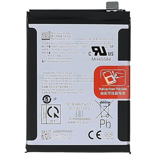 Image of BLP845 lithi-ion Batterry Compatible for OnePlus Nord CE 5G (EB2101, EB2103), (4500mAh) with 1Year Waranty*