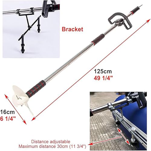 Kit d'hélice de forage portable avec support de fixation de 100cm - 6