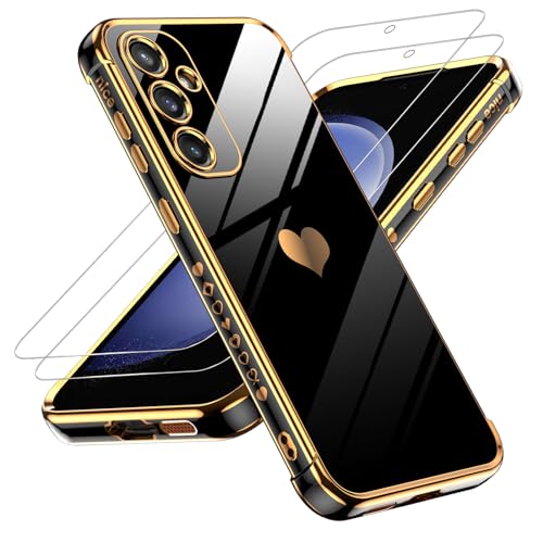Coque Samsung S23 FE 5G cœur d'amour idéale pour le quotidien dynamique des femmes