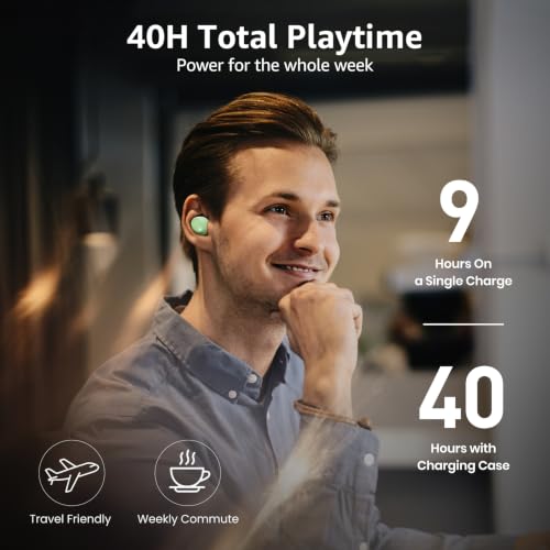 TOZO T6 Wireless Earbuds Bluetooth 5.3 Stereo Sound in Ear Headphones by TOZO - Used condition - Image 3