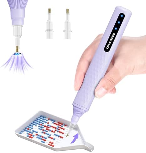 Electric diamond painting pen, Vacuum diamond art pens no wax nee...