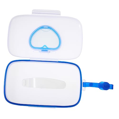 Anneome 1Pc Portable Wipes Box Hanging Wet Tissue Holder for Outdoor Use Durable Seal Keeps Wipes Fresh for Strollers and Cribs Napkin Storage