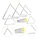 DECHOUS 5sets Boy Girl Musical Instrument Triangle Iron Percussion for Boys and Girls Tone