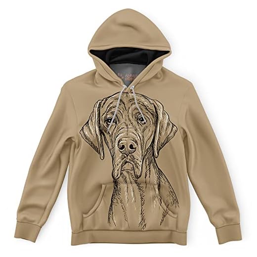 Moletom Canguru Cachorro Dogue Alemão Monotone